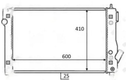 nrf 59054 радиатор охлаждения, система Двигателя