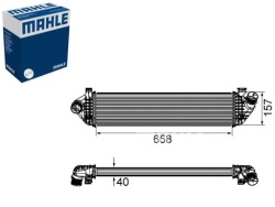 mahle CI 198 000P радиатор охлаждения Воздух