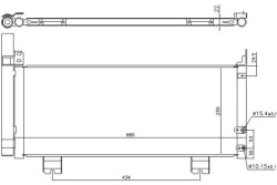 ниссенс конденсатор кондиционера lexus GS 450H (GRL1