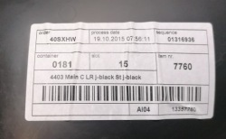 opel ADAM 14r - карта дверная обшивка дверь правая 01316936