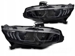 фары Honda Civic X 16-21 Black