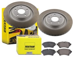 2× textar 92238305 тормозной диск + тормозные колодки 2230801