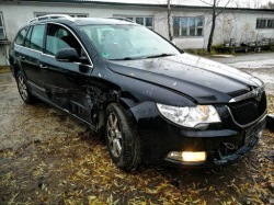 SKODA SUPERB шланг интеркулера 2011 2.0л