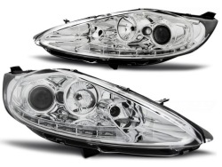 фары FORD Fiesta MK7 VII 08-12R led хром