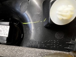 защита зеркала треугольник правый правая TOYOTA HILUX VIII 8