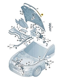 оригинал Audi OE 4N0823125A