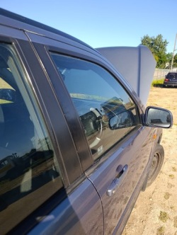 стекло двери боковое дверь левая передняя Honda CRV CR-V II 2002-2006
