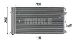 mahle ac 659 000P конденсатор, радиатор кондиционера