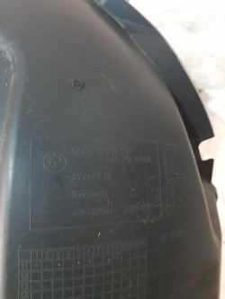 подкрылки правый передний 7260710 BMW F20 11 год Комплектная 1.6b