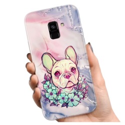 + стекло на GALAXY A8 2018 Case корпус ЧЕХОЛ