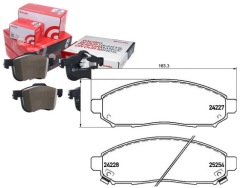 комплект датчик износа тормозных колодок Brembo D1060ZP00A D1M6