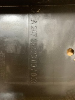 MERCEDES CLA W118 защита шасси термичный зад оригинал европа