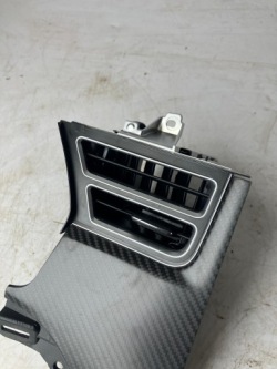 воздухозаборник жалюзи потока воздуха декор консоли левый tesla MODEL S карбон