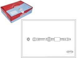 Corteco тормозной шланг 1644200448 SL6063 245123