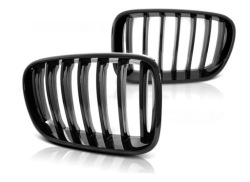 решетка радиатора передний ноздри BMW X3 F25 10-14 Black глянец