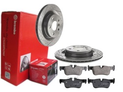 2× Brembo 09.C743.21 диск MINI CLUBMAN 14- зад P 06 094 комплект датчик износа тормозных колодок, тормоз