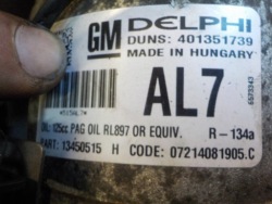 Astra J ZAFIRA b insignia 1.4 T 15r A14NET компрессор кондиционера 13450515