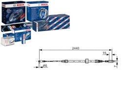 троса трос тормоза ручного Bosch A9044200485 90