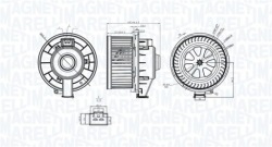 magneti marelli 069412253010 вентилятор внутренний