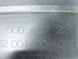 vw Golf 7 VII РЕСТАЙЛИНГ 16-20 бампер передний 5G0807221