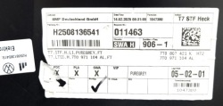 бампер задний ассистент vw T7 MULTIVAN CARAVELLE 7T 7T0807421K LH7J