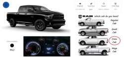 Dodge RAM IV 1500 рестайлинг 14- фара левая 68270497AE