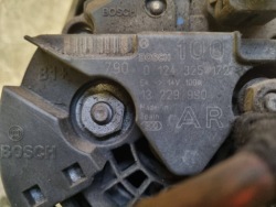 генератор opel Vectra C 1.9 0124325172 13229990 100% ИСПРАВНЫЙ