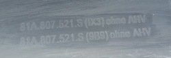 бампер задний Audi Q2 РЕСТАЙЛИНГ 81A807511C LX5H