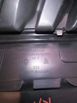 SKODA RAPID решетка радиатора 5JA853668