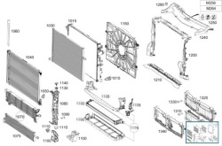 mercedes-benz oe A0995003500 радиатор охлаждения