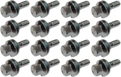 ВИНТ M12x1.25 подкладка ключ 17 36 мм 16 штук.