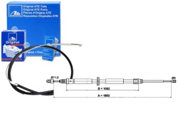 трос тормоза ручного renault MEGANE III 1.2-2.0d