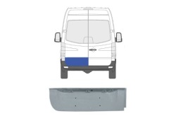 MERCEDES SPRINTER 2006-2013 дверь левый зад нижний (28CM)