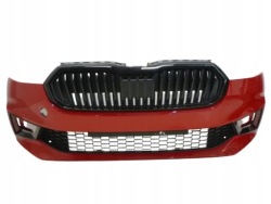 SKODA FABIA IV 4 бампер передний решетка радиатора