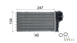 mahle AH 88 000P теплообменник , отопление внутренний