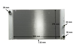 mahle CR 1093 000P радиатор охлаждения, система Двигателя