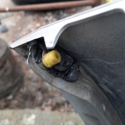 бампер задний opel CORSA e Цвет Z176