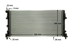 mahle CR 1096 000P радиатор охлаждения, система Двигателя