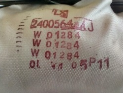 CHRYSLER 300C подушка безопасности Airbag пассажира 0589-P1-000197