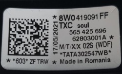руль Audi RS4 RS5 8W B9 F5 8W0419091FF