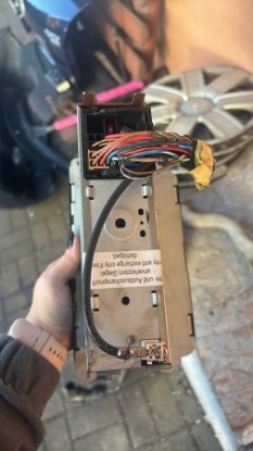 5J0035161A, радио CD головное устройство SKODA FABIA