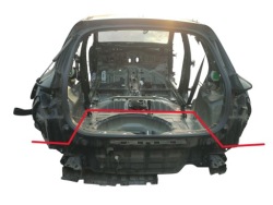 ремень задний кузов kia STONIC : (17-20)
