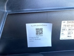 GD vw T7 MULTIVAN LR7H крышка багажника зад 7T0827023R оригинальная