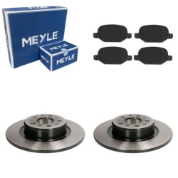 2× MEYLE 215 523 0013 тормозной диск 025 235 1716 комплект датчик износа тормозных колодок, тормоз