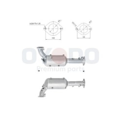фильтр твердых частиц nissan NAVARA 2.5 D40