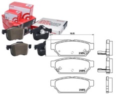 комплект датчик износа тормозных колодок Brembo MR205377 MR3895
