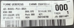 Audi Q3 83A 085A II бампер передний X7G LX7G форсунки