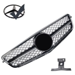 решетка радиатора MERCEDES W204 07-14 AMG матовая Black