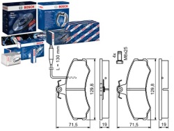 комплект датчик износа тормозных колодок Bosch 71770950 9940092