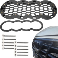 подкладка Audi - эмблема значок решетка черный 274mm